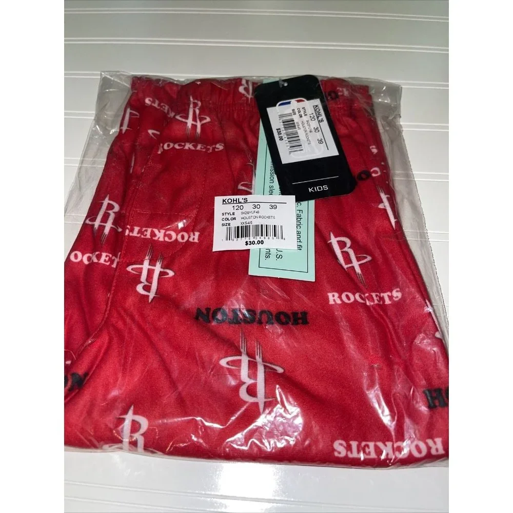 Little Boy's Houston Rockets NBA Lounge Pants 4-5